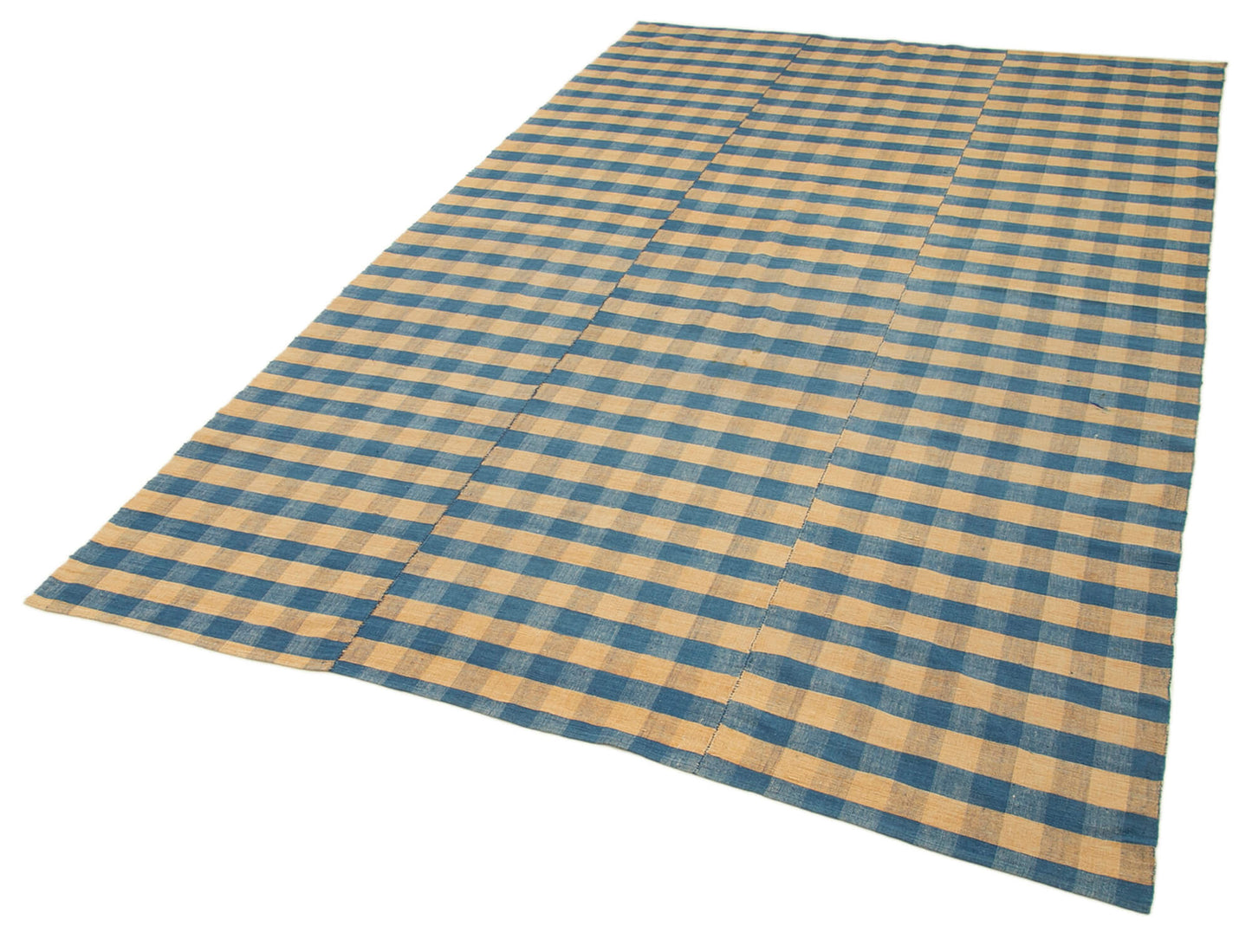 6x9 Blue Vintage Kilim Rug - 28579