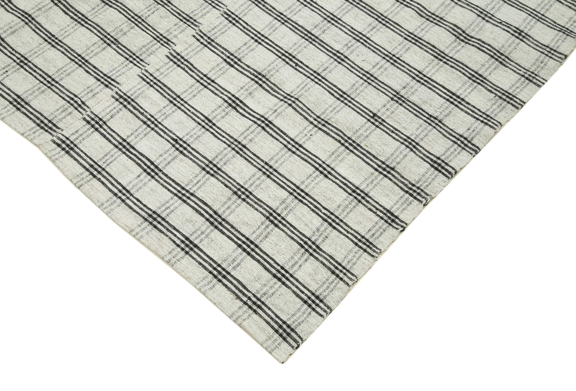 6x10 White Vintage Kilim Rug - 28581