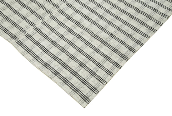 6x10 White Vintage Kilim Rug - 28581