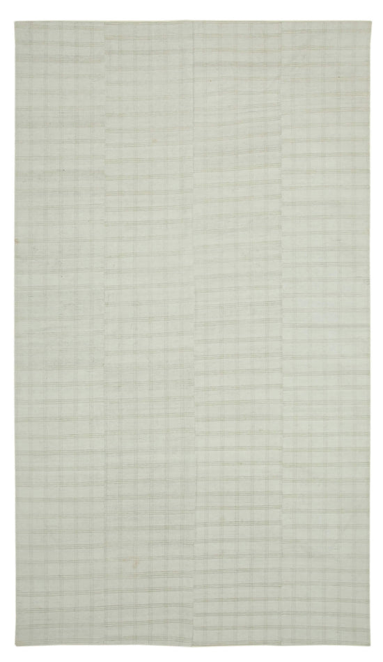 8x14 White Vintage Kilim Rug - 28582