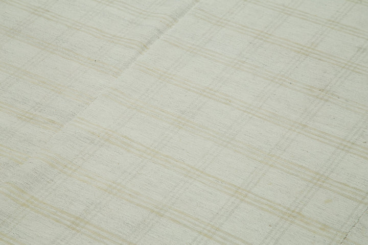 8x14 White Vintage Kilim Rug - 28582