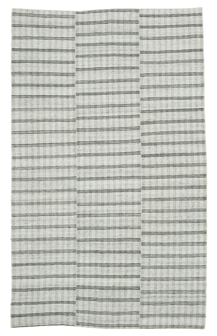 5x9 Beige Vintage Kilim Rug - 28587