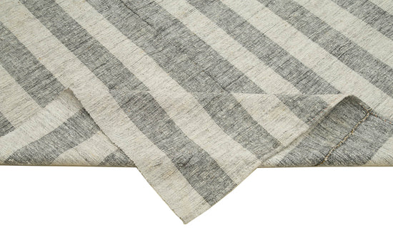 7x10 Beige Vintage Kilim Rug - 28588