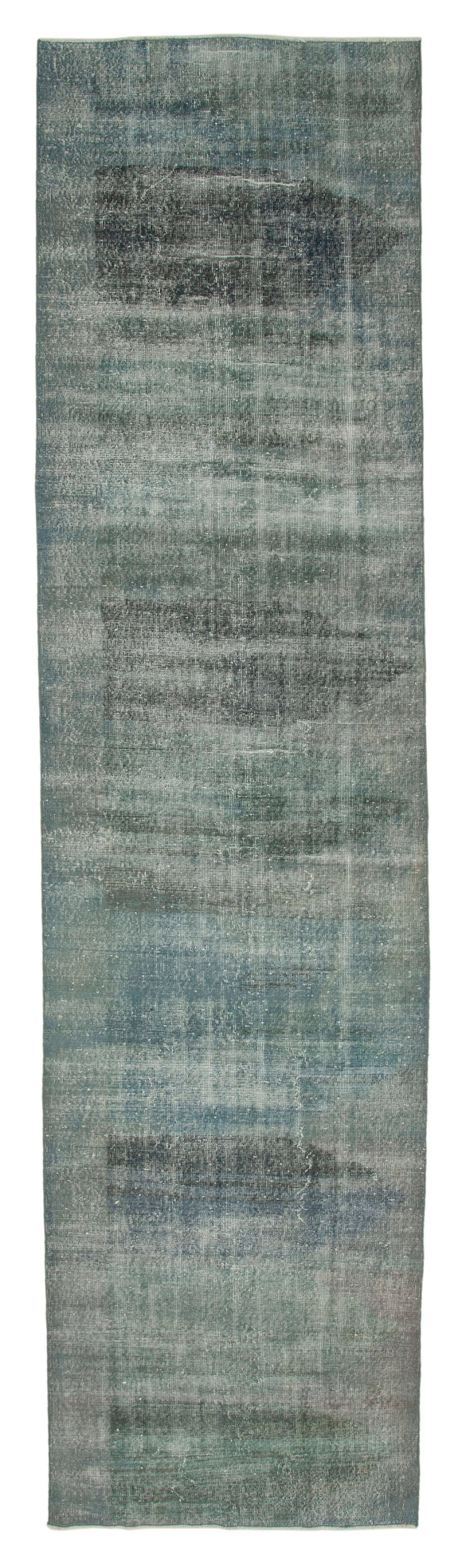 4x16 Blue Turkish Over Dyed Runner Rug - 28671