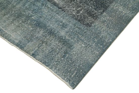 4x16 Blue Turkish Over Dyed Runner Rug - 28671