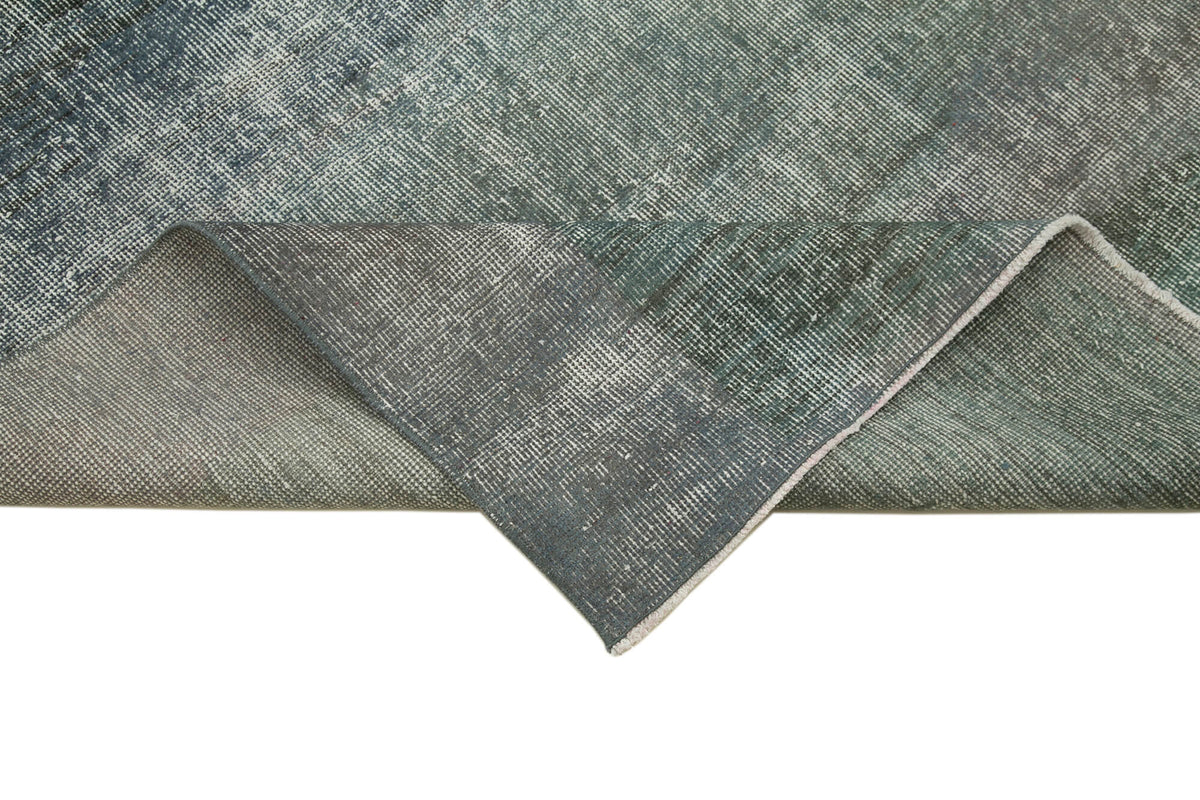 4x16 Blue Turkish Over Dyed Runner Rug - 28671