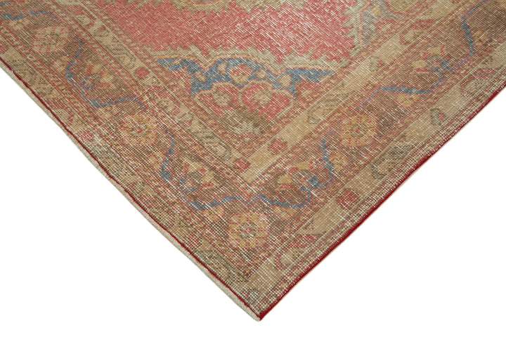 5x13 Beige Turkish Vintage Runner Rug - 28674
