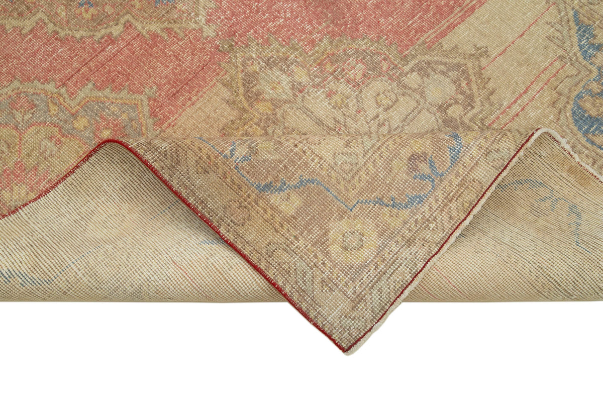 5x13 Beige Turkish Vintage Runner Rug - 28674
