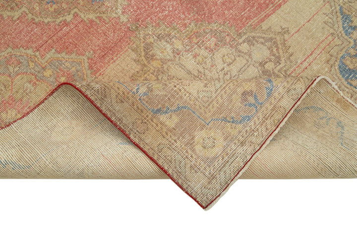 5x13 Beige Turkish Vintage Runner Rug - 28674
