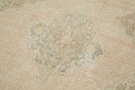 4x13 Beige Turkish Vintage Runner Rug - 28676