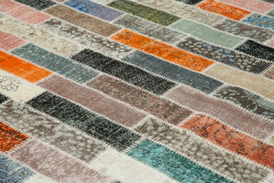 10x13 Multicolor Patchwork Rug - 28687