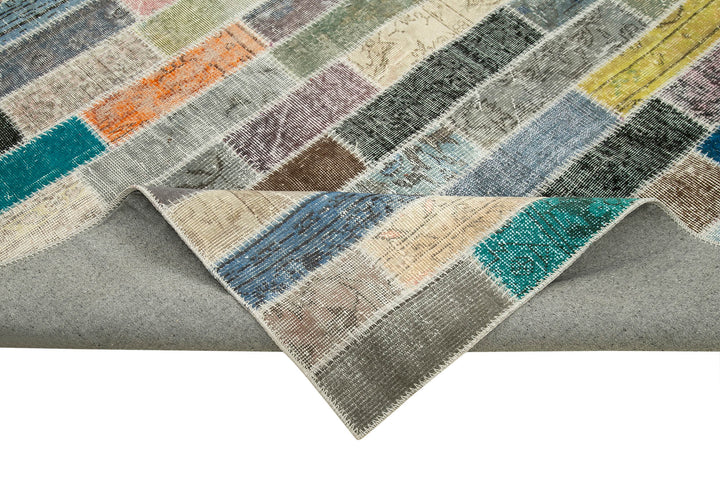 10x13 Multicolor Patchwork Rug - 28687