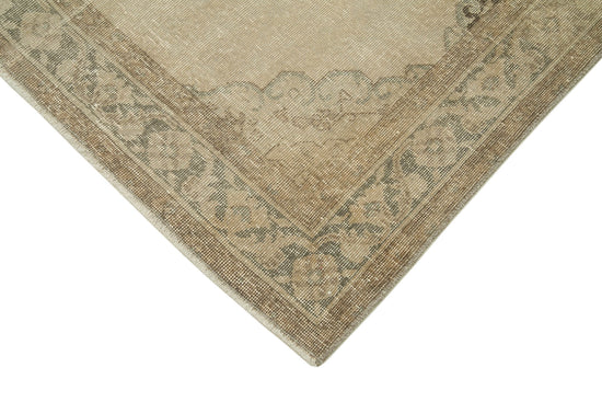 5x12 Beige Turkish Vintage Runner Rug - 28692