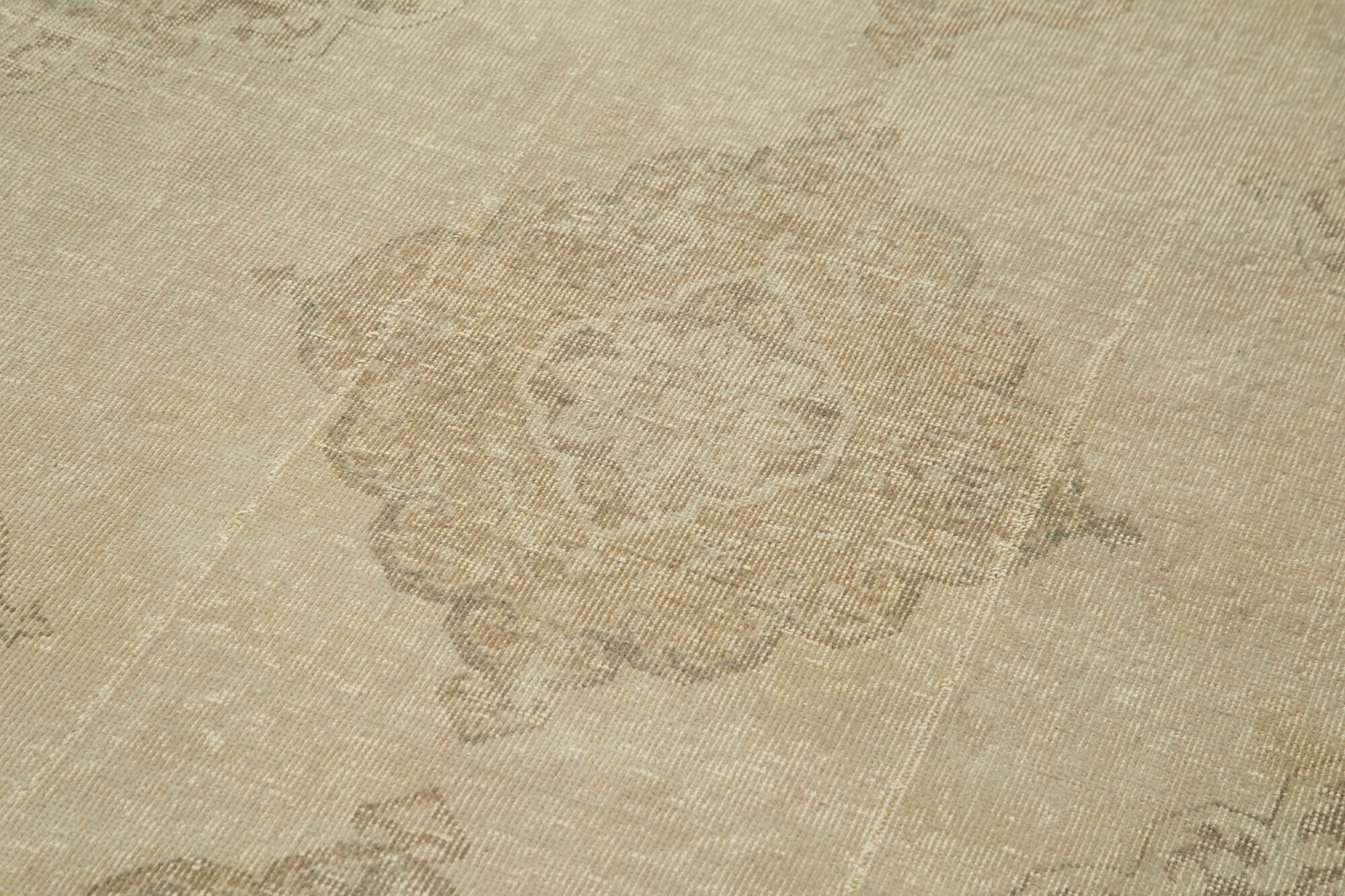 5x12 Beige Turkish Vintage Runner Rug - 28692