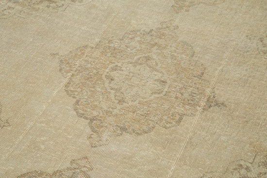 5x12 Beige Turkish Vintage Runner Rug - 28692