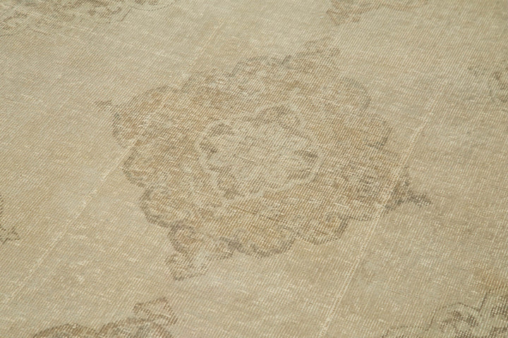5x12 Beige Turkish Vintage Runner Rug - 28692