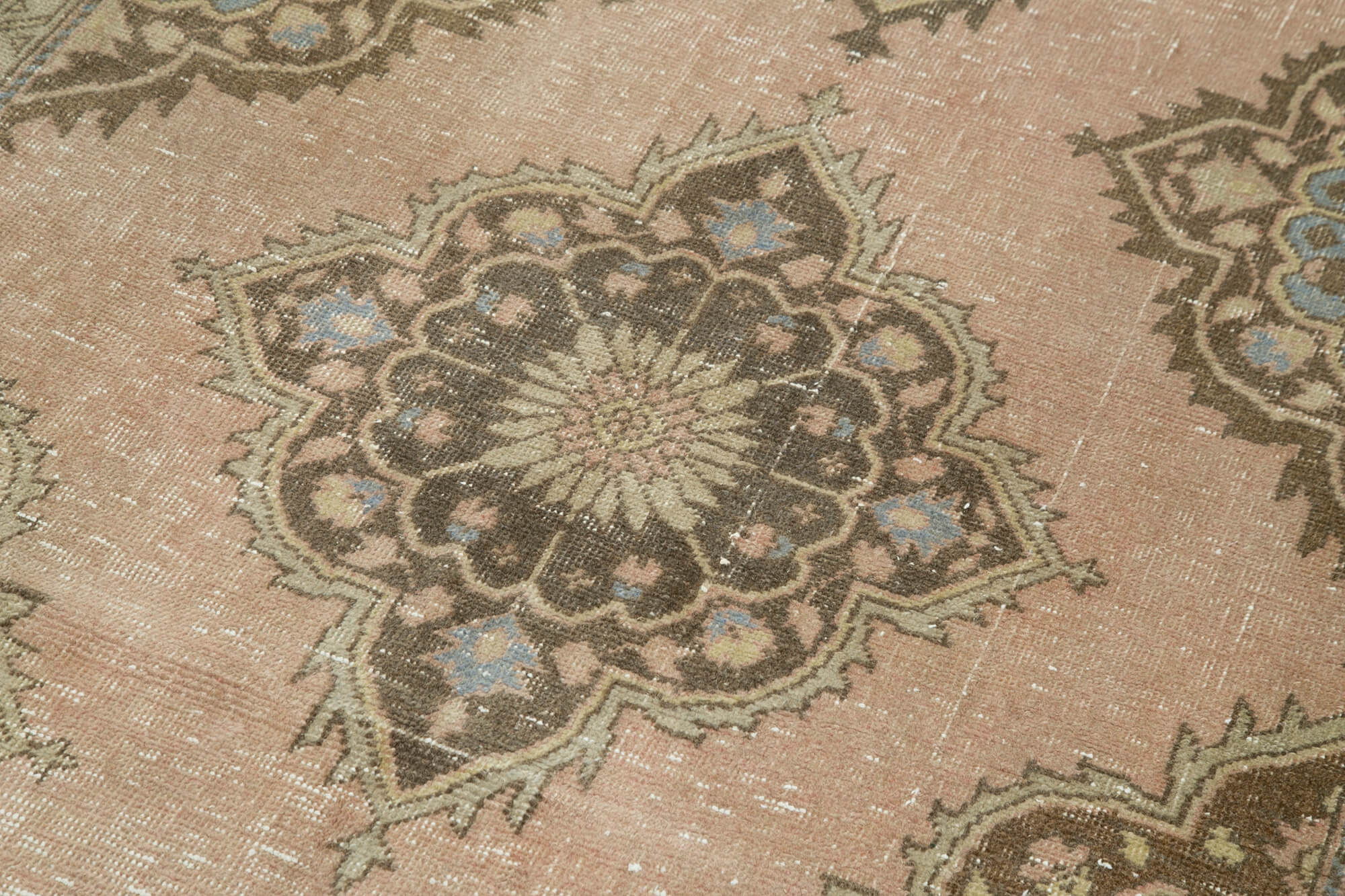 5x12 Beige Turkish Vintage Runner Rug - 28693