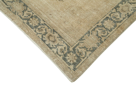 5x13 Beige Turkish Vintage Runner Rug - 28694