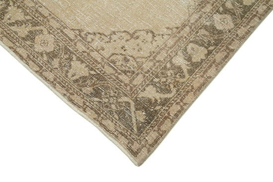 5x13 Beige Turkish Vintage Runner Rug - 28695
