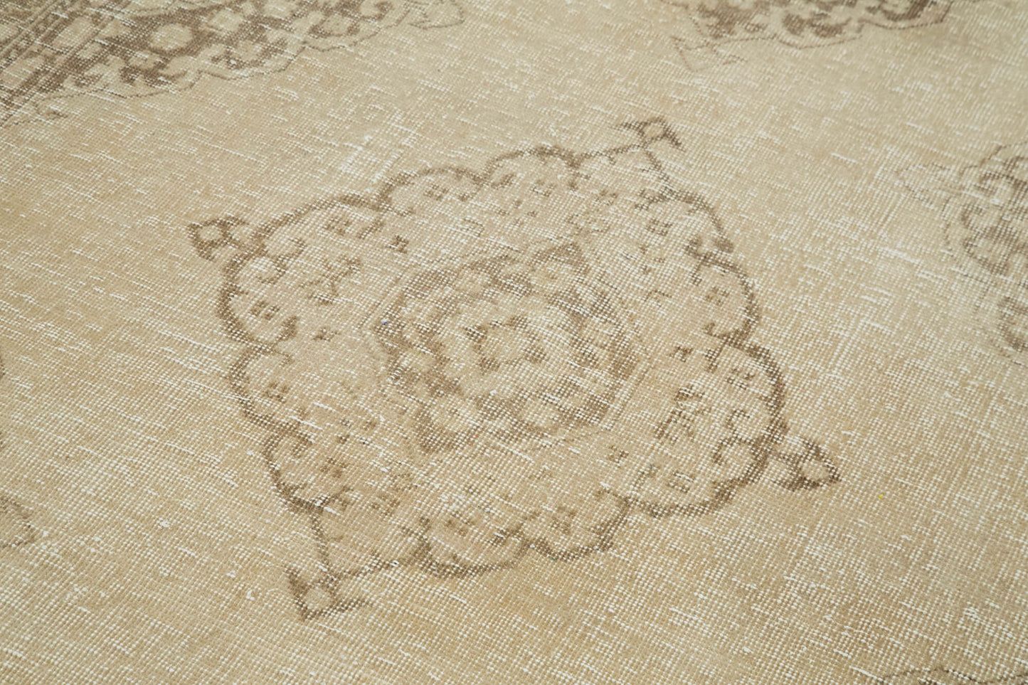 5x13 Beige Turkish Vintage Runner Rug - 28695