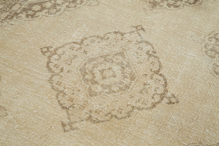 5x13 Beige Turkish Vintage Runner Rug - 28695