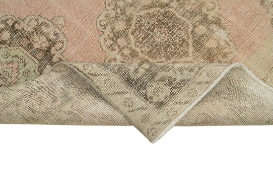 4x13 Beige Turkish Vintage Runner Rug - 28698