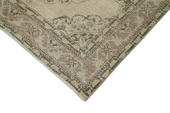 5x13 Beige Turkish Vintage Runner Rug - 28699