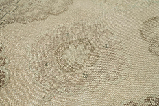 5x13 Beige Turkish Vintage Runner Rug - 28699