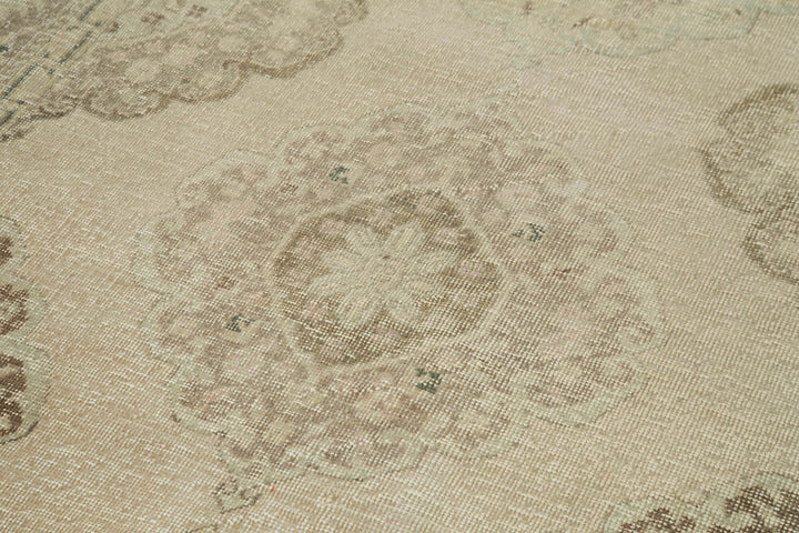 5x13 Beige Turkish Vintage Runner Rug - 28699