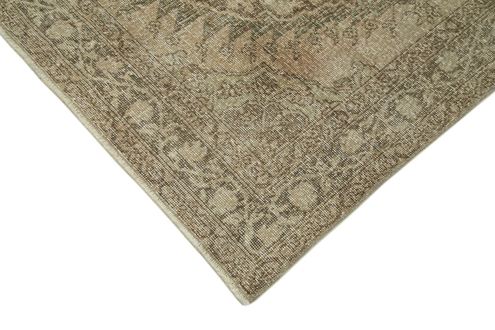 5x13 Beige Turkish Vintage Runner Rug - 28700