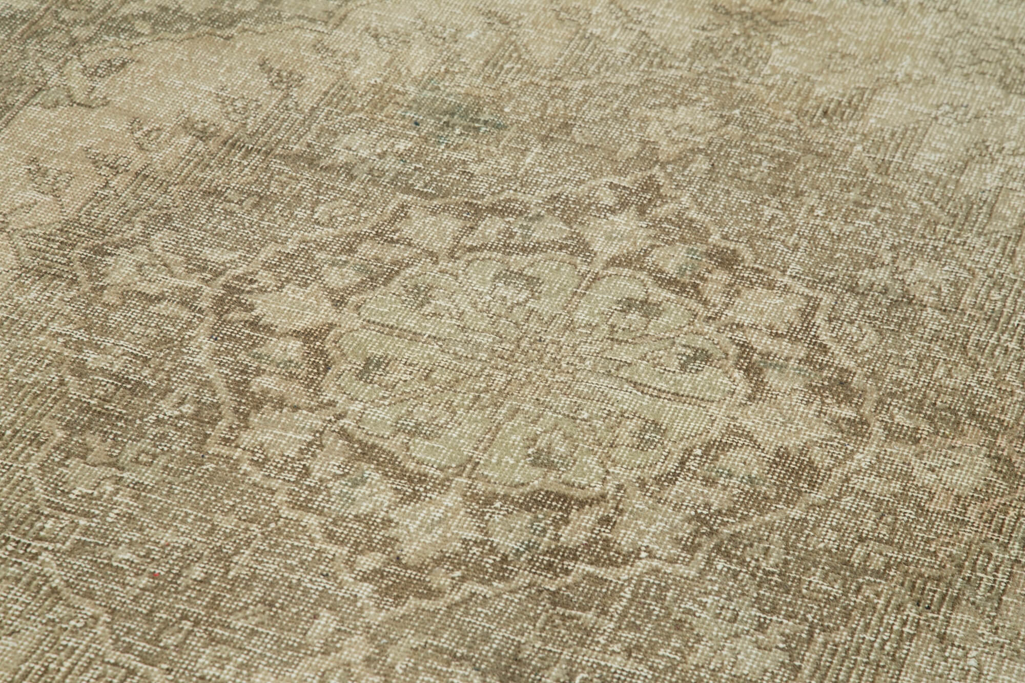 5x13 Beige Turkish Vintage Runner Rug - 28700