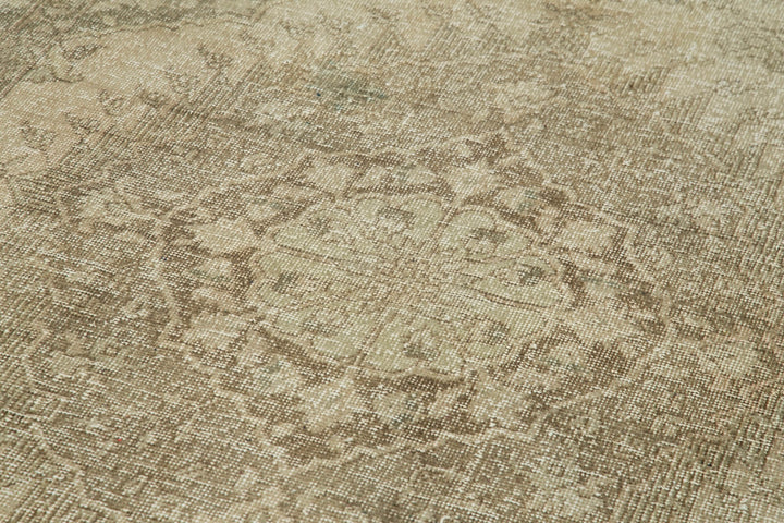 5x13 Beige Turkish Vintage Runner Rug - 28700