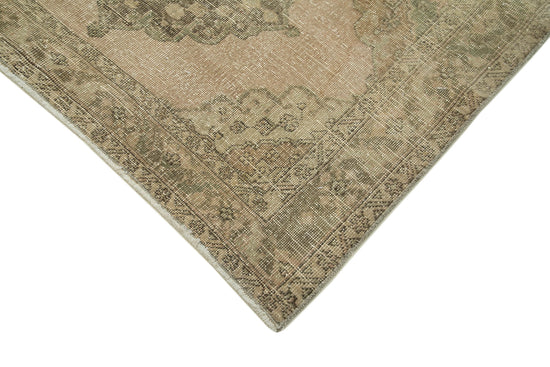 5x13 Beige Turkish Vintage Runner Rug - 28701