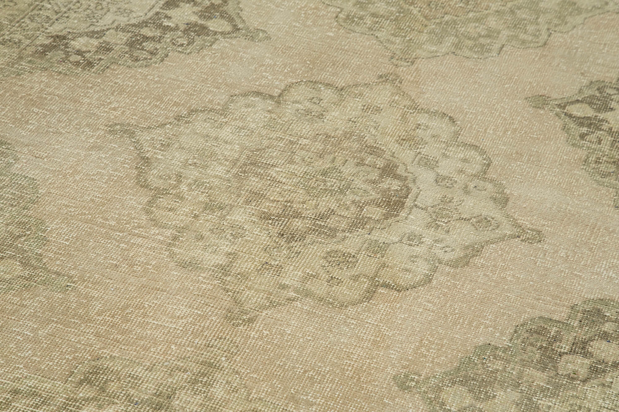 5x13 Beige Turkish Vintage Runner Rug - 28701