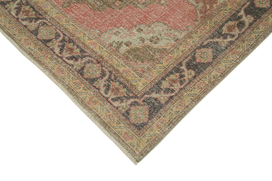 5x12 Beige Turkish Vintage Runner Rug - 28702