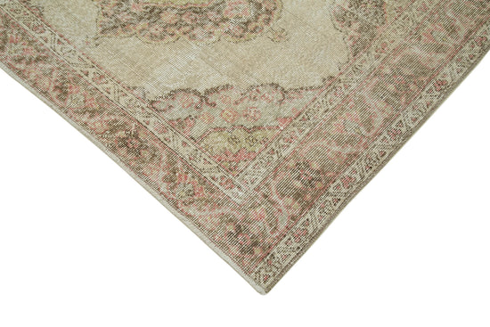 5x12 Beige Turkish Vintage Runner Rug - 28705