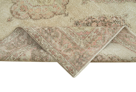 5x12 Beige Turkish Vintage Runner Rug - 28705