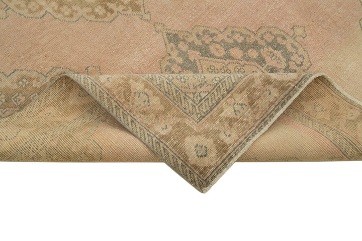 5x13 Beige Turkish Vintage Runner Rug - 28706
