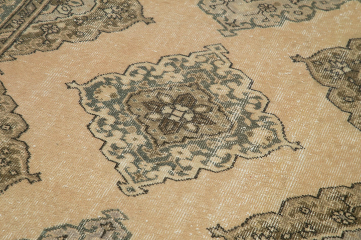 5x12 Beige Turkish Vintage Runner Rug - 28707