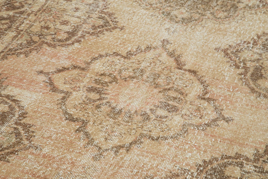 5x12 Beige Turkish Vintage Runner Rug - 28708