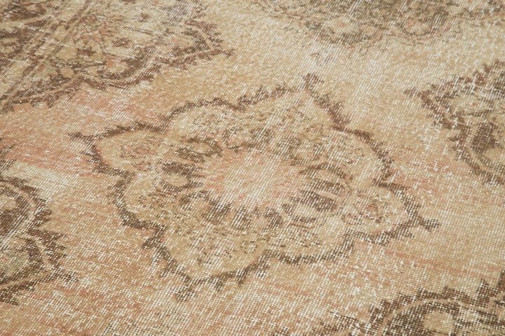 5x12 Beige Turkish Vintage Runner Rug - 28708