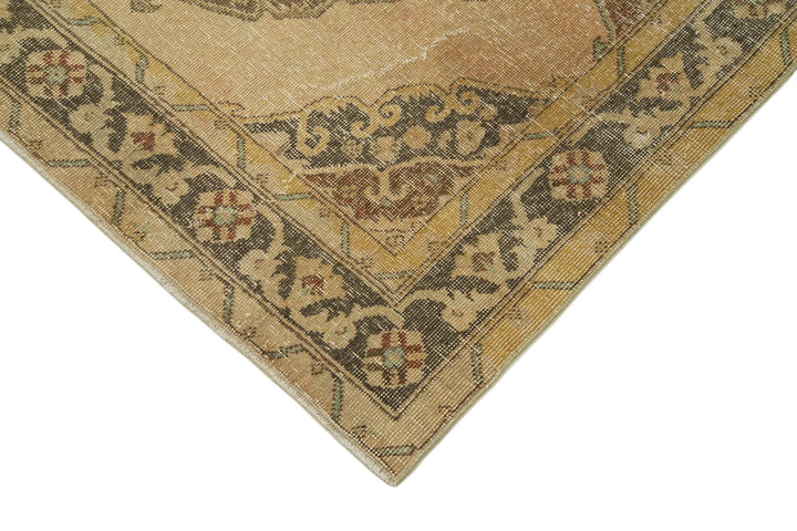 5x13 Beige Turkish Vintage Runner Rug - 28709