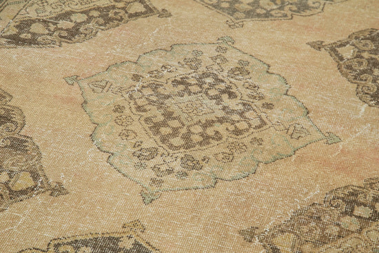 5x13 Beige Turkish Vintage Runner Rug - 28709