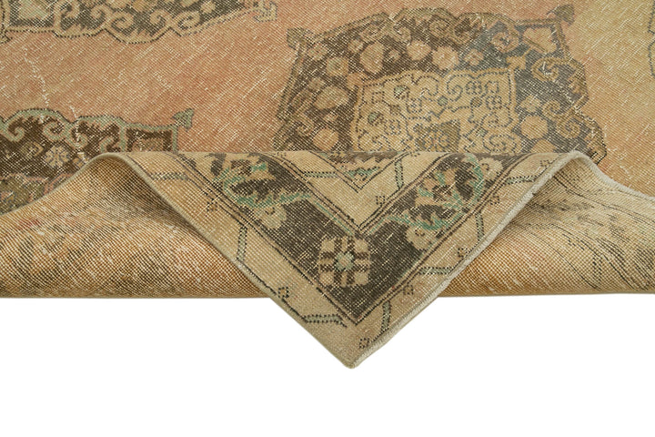 5x13 Beige Turkish Vintage Runner Rug - 28709