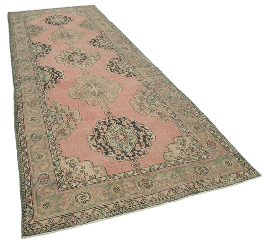 5x13 Beige Turkish Vintage Runner Rug - 28712