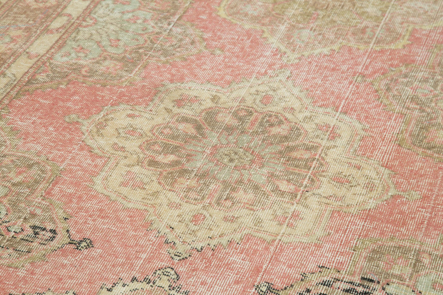 5x13 Beige Turkish Vintage Runner Rug - 28713