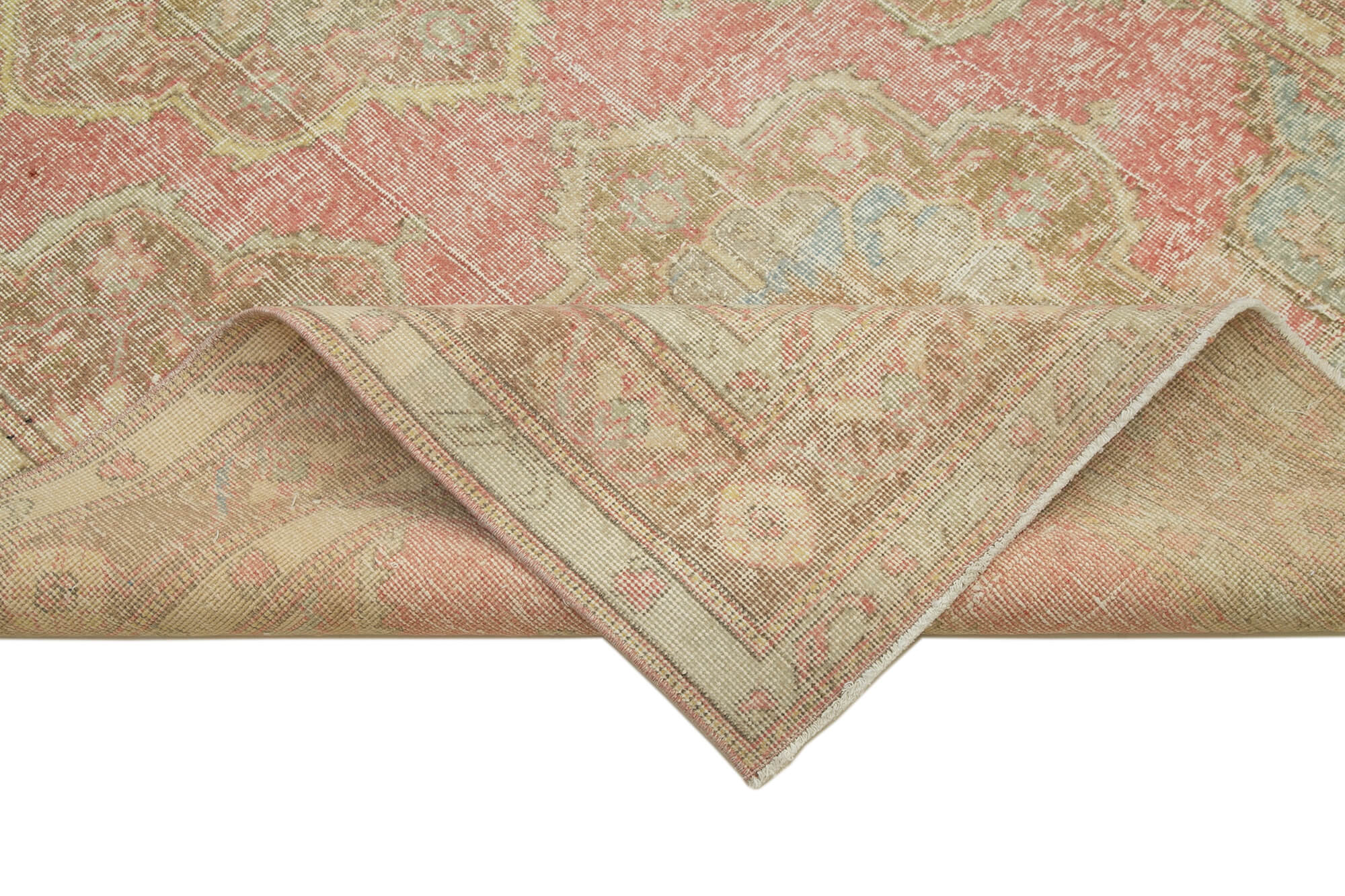 5x13 Beige Turkish Vintage Runner Rug - 28713