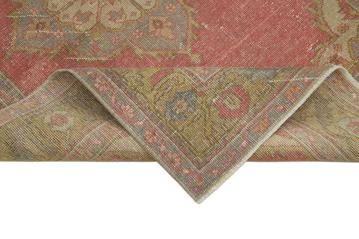 4x11 Beige Turkish Vintage Runner Rug - 28714