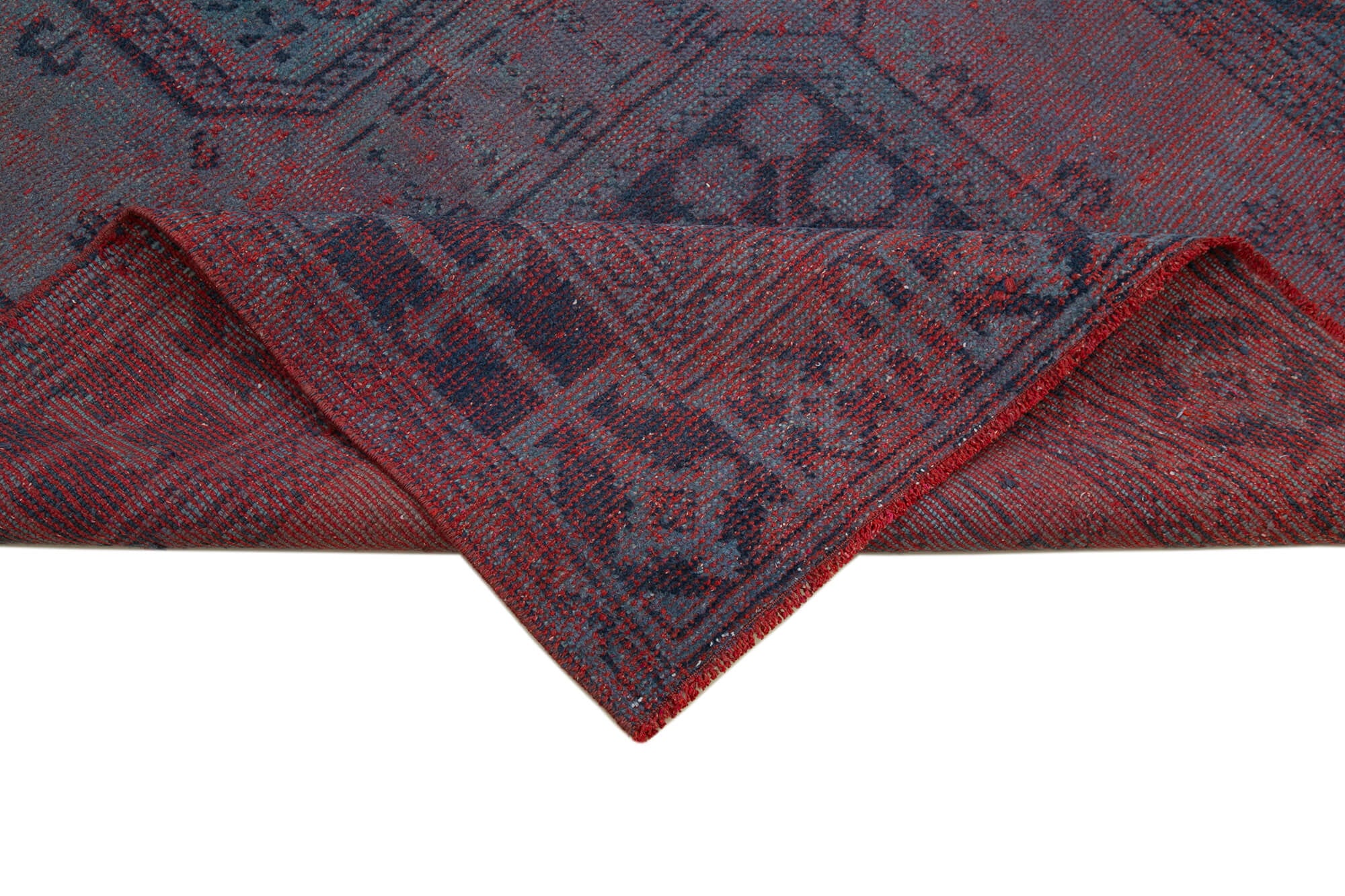 4x11 Blue Turkish Over Dyed Runner Rug - 28715