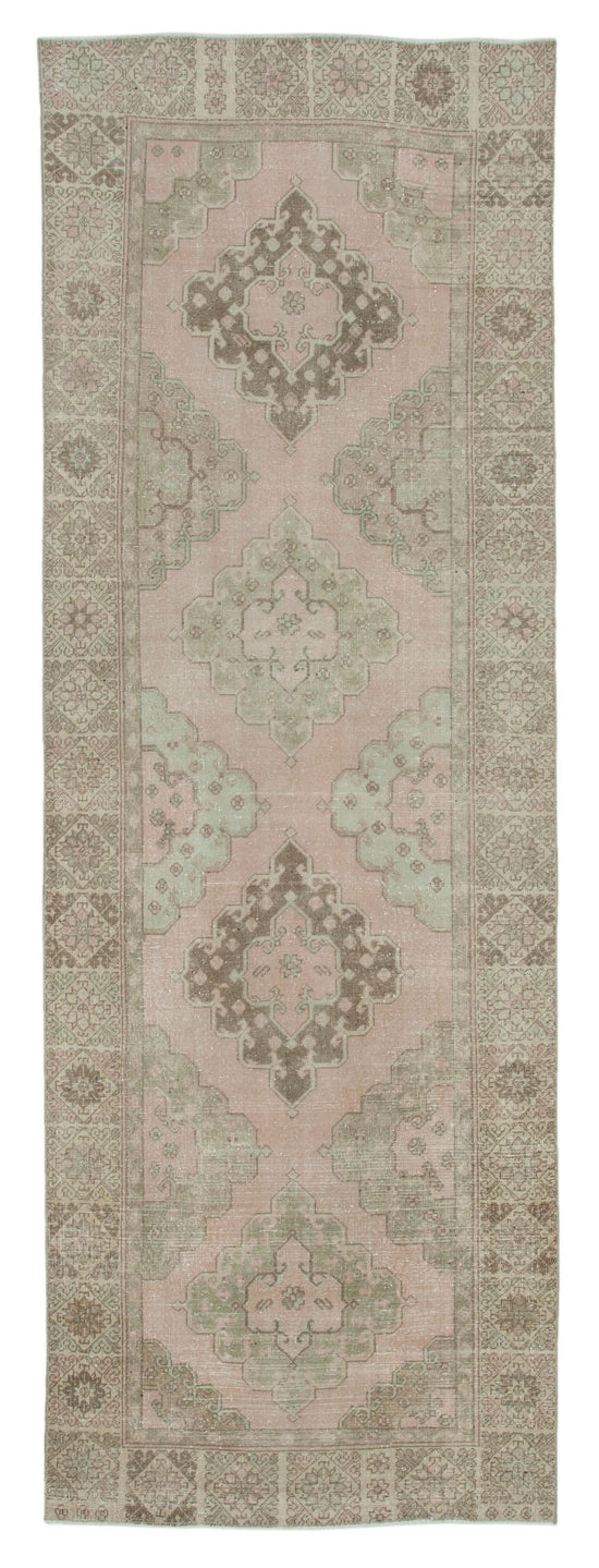 4x12 Beige Turkish Vintage Runner Rug - 28721